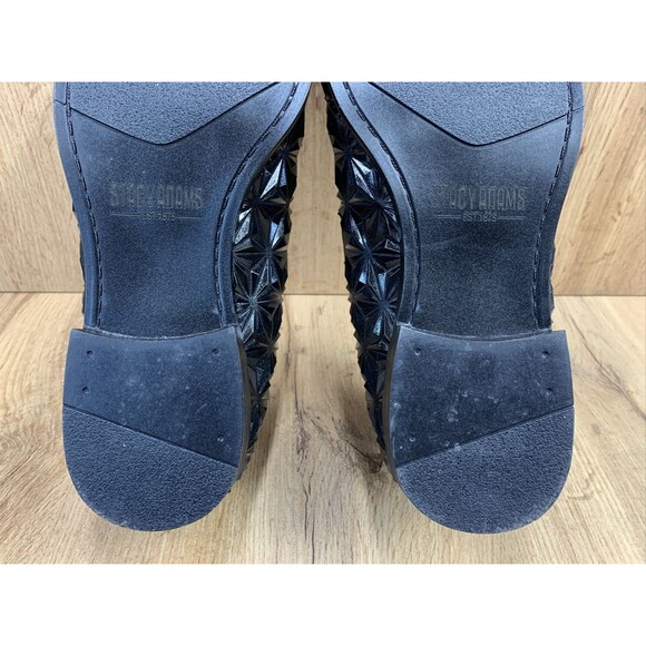 Stacy Adams Mens Sequence Plain Toe Slip On 3D Molded Upper Black Size 11 M